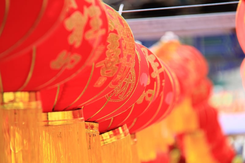 lanterns in the sky
